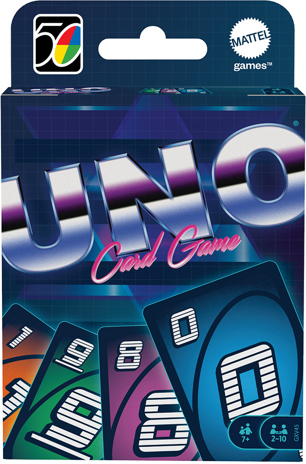 UNO Iconic 1980's Retro 50th Ann 80’s #2 Of 5 In Series Special Edition NEW 