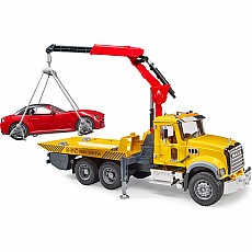 Bruder MACK Granite Tow Truck with Roadster