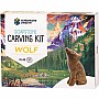 Soapstone Carving Kit - Wolf