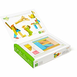 Tegu Tints Magnetic Wooden Blocks 14 Piece Set