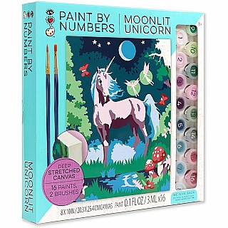 iHeartArt Paint by Numbers - Moonlit Unicorn