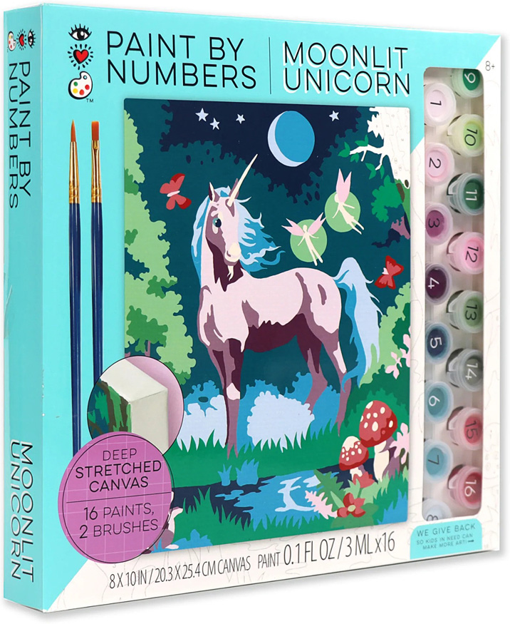 iHeartArt Paint by Numbers - Moonlit Unicorn