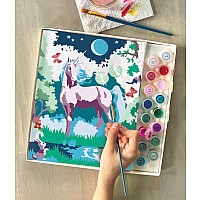 iHeartArt Paint by Numbers Moonlit Unicorn