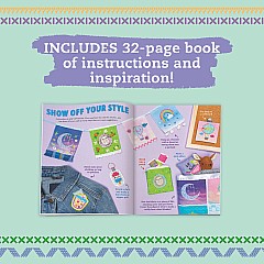 KLUTZ Super Cute Embroidery Book & Activity Kit