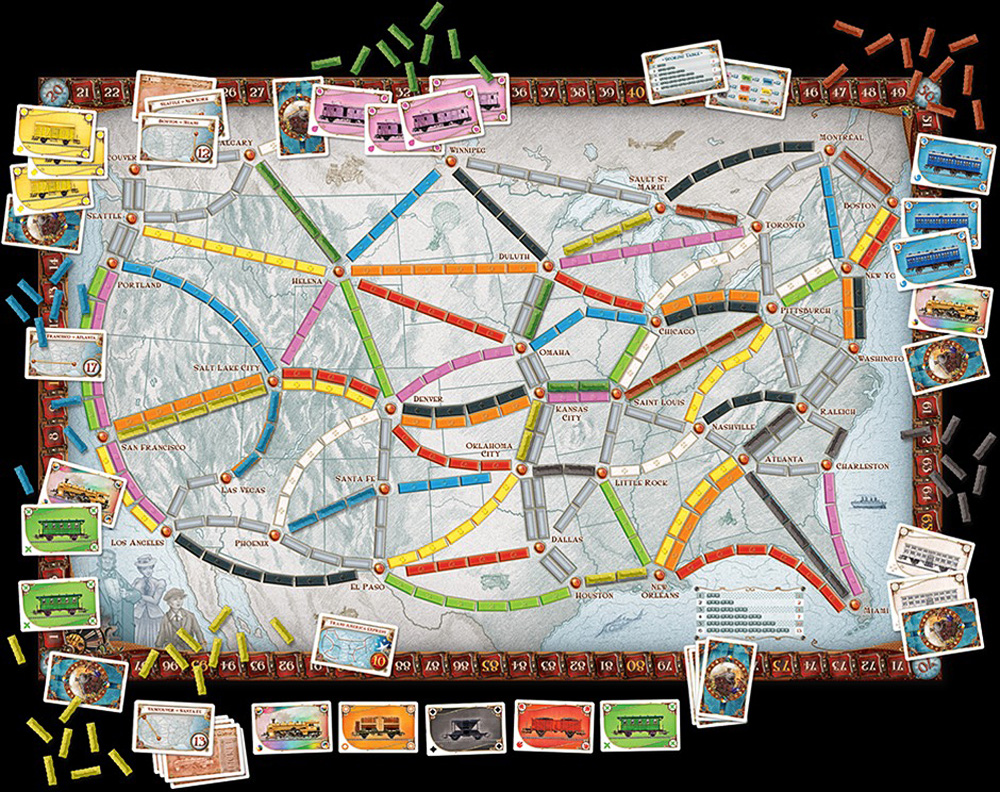 Days Of Wonder Ticket To Ride United Kingdom Map Col 5 Board Game : Target