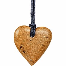 Soapstone Jewelry Carve Your Own Heart Pendant