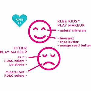 Klee Kids Natural Mineral Play Makeup Kit Mermaid Star