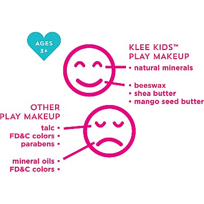 Klee Kids Natural Mineral Play Makeup Kit Mermaid Star