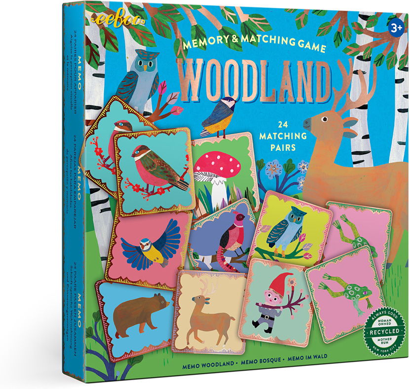 Woodland Memory Matching Game Eeboo Woodland Memory Matching Game Eeboo