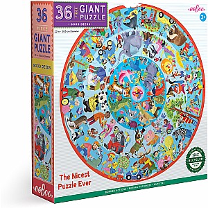 36pc Good Deeds Giant Round Puzzle