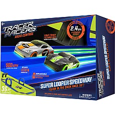 Tracer Racers Glow Super Looper Speedway Race Set