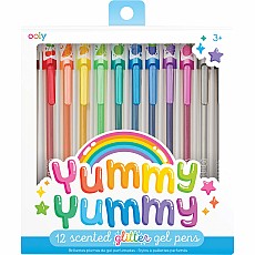 Yummy Yummy Scented Glitter Gel Pens 2.0 - 12 pk