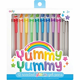 Yummy Yummy Scented Glitter Gel Pens - 12 pk