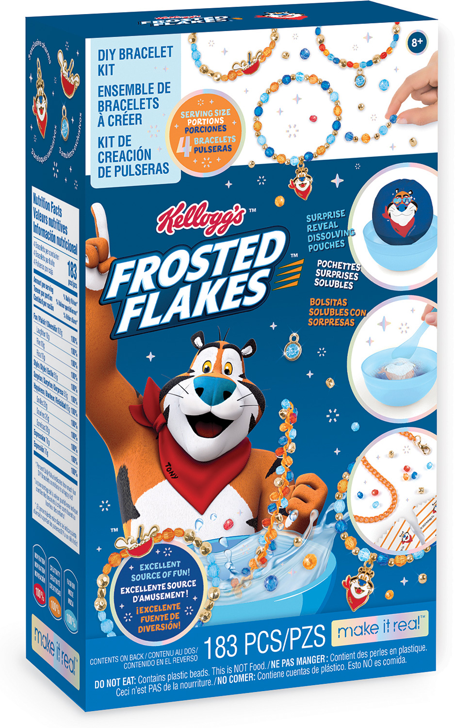 Cereal-sly Cute Kellogg's Frosted Flakes DIY Bracelet Kit - The Toy Box  Hanover