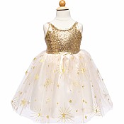 Golden Glam Party Dress - Size 3/4