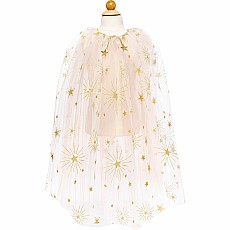 Golden Glam Party Cape - Size 4/6