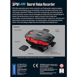 Spy Labs Secret Voice Recorder