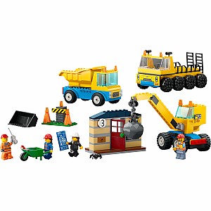*LEGO CITY Construction Trucks and Wrecking Ball Crane