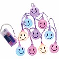 Choose Happy Happy Face LED String Lights