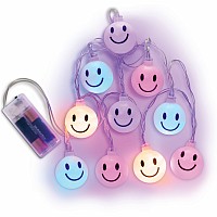 Choose Happy Happy Face LED String Lights