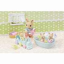 Calico Critters Triplets Baby Bathtime Set