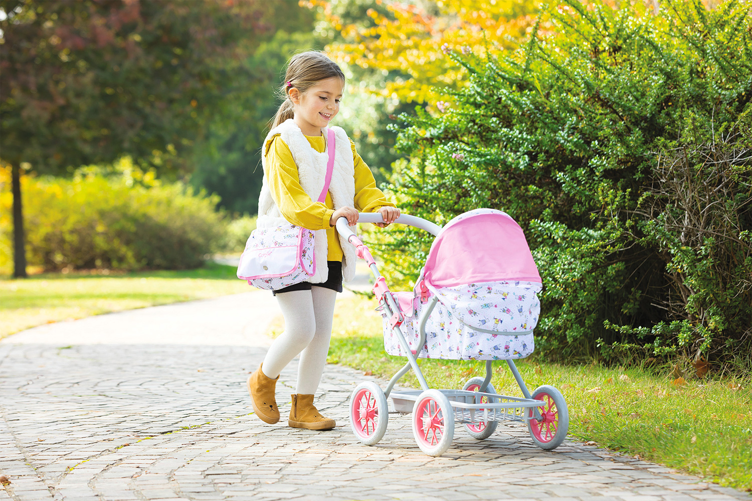 Corolle Doll Carriage & Diaper Bag 