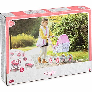 Corolle Doll Carriage & Diaper Bag 