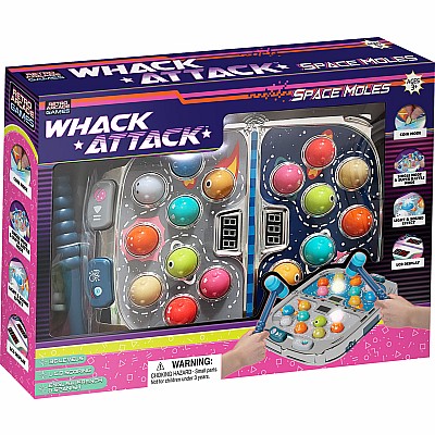 Whack Attack Space Moles Game