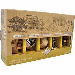 True Genius Wooden Brainteaser Puzzles: Curated Collection