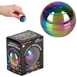 Rainbow Gyroscope Sphere