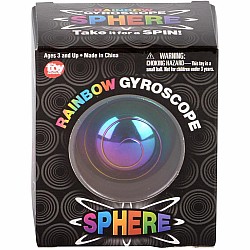 Rainbow Gyroscope Sphere