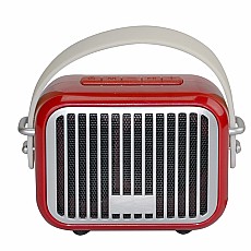 Red Retro Mini Wireless Bluetooth Speaker