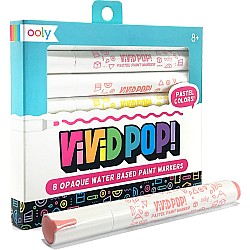 Vivid Pop! Water Based Paint Markers - Pastel