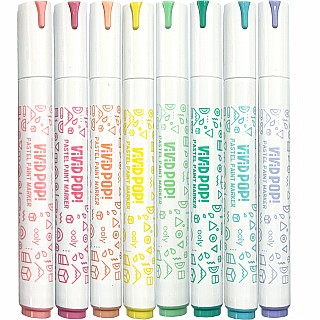 Vivid Pop! Water Based Paint Markers - Pastel