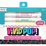 Vivid Pop! Water Based Paint Markers - Pastel 