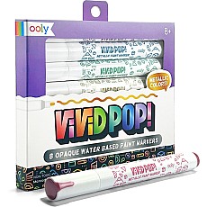 Metallic Vivid Pop! Water Based Paint Markers