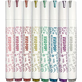 Vivid Pop! Water Based Paint Markers - Metallic