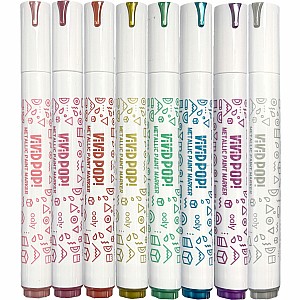 Vivid Pop! Water Based Paint Markers - Metallic