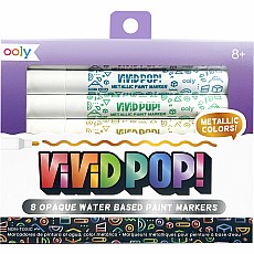 Metallic Vivid Pop! Water Based Paint Markers