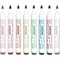 Vivid Pop! Water Based Paint Markers - Metallic