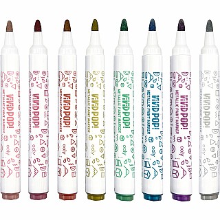 Vivid Pop! Water Based Paint Markers - Metallic