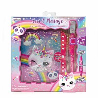 Caticorn 2-in-1 Secret Message Pen & Journal Set