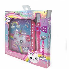 Caticorn 2-in-1 Secret Message Pen & Journal Set