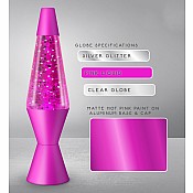 Pink Sparkle Lava Lamp