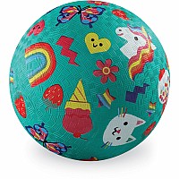 7" Smiley Playground Ball