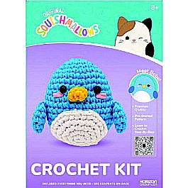 Squishmallow Crochet Kit Bebe Penguin