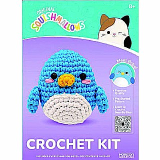 Squishmallow Crochet Kit Bebe Penguin