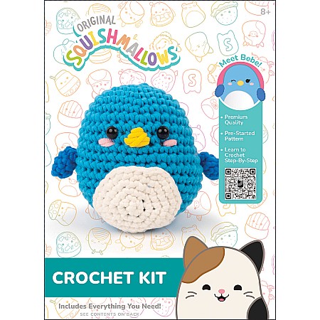 Squishmallow Crochet Kit Bebe Penguin