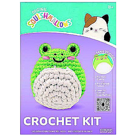 Squishmallow Crochet Kit Wendy Frog