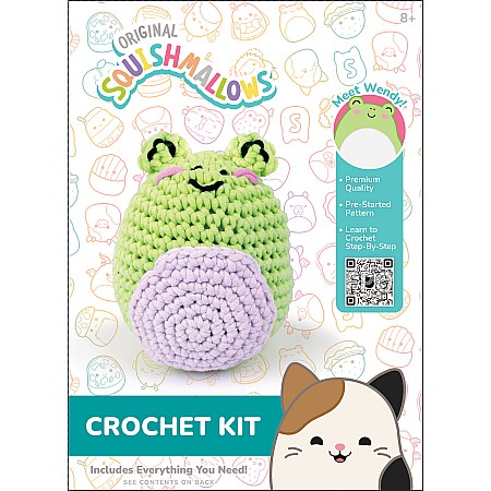 Squishmallow Crochet Kit Wendy Frog